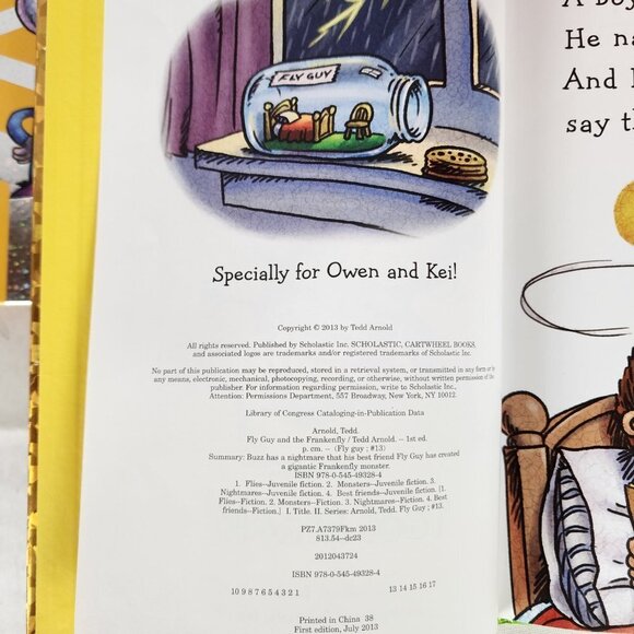 Fly Guy Hardcover Books Set of 3 I Spy Buzz Boy  Frankenfly - Picture 8 of 8